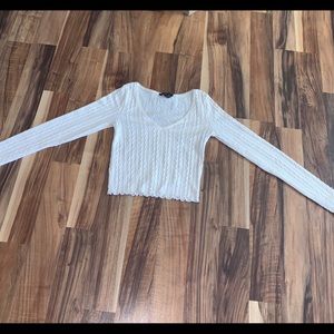 White forever 21 long sleeve